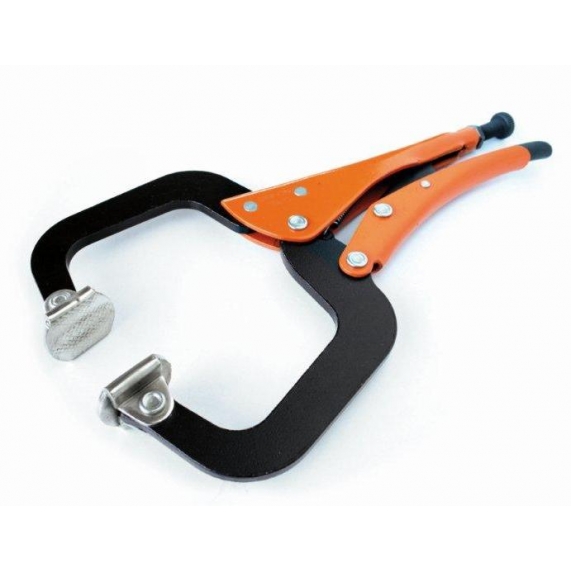 LOCKING C-GRIP PLIER WITH SWIVEL PADS