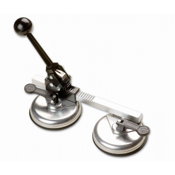 DOUBLE SUCTION CUP WITH RATCHET MECHANISM