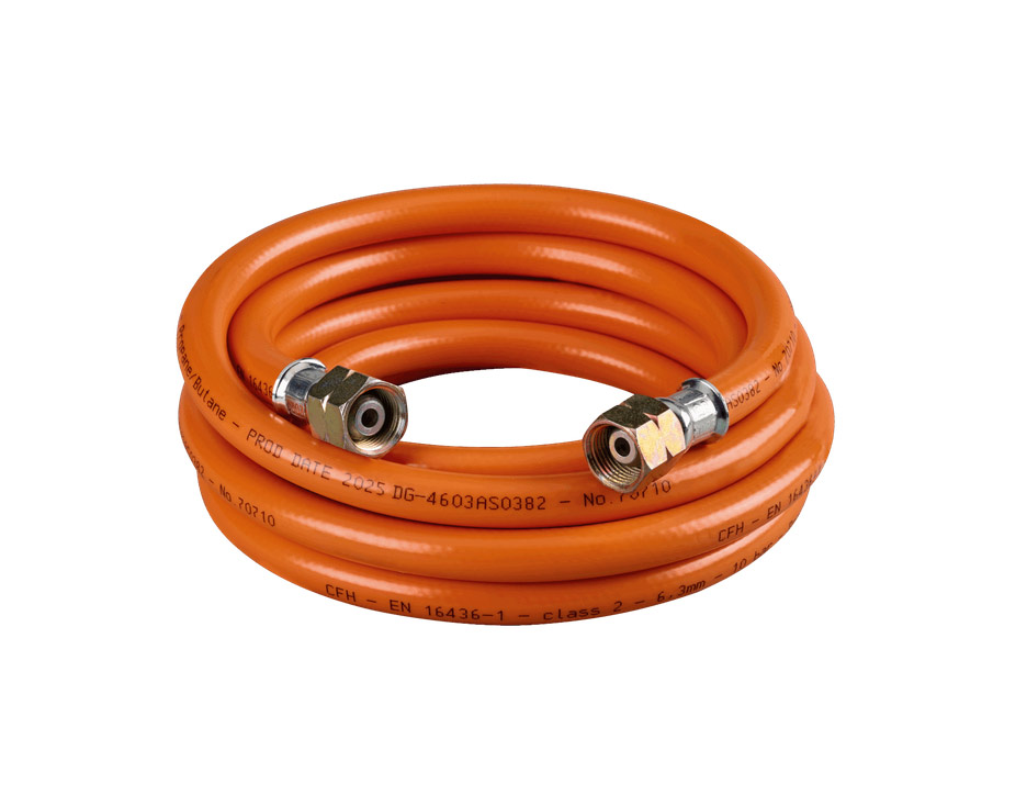Gas hose VS 500 (5 m, G 3/8'' LH bds.)