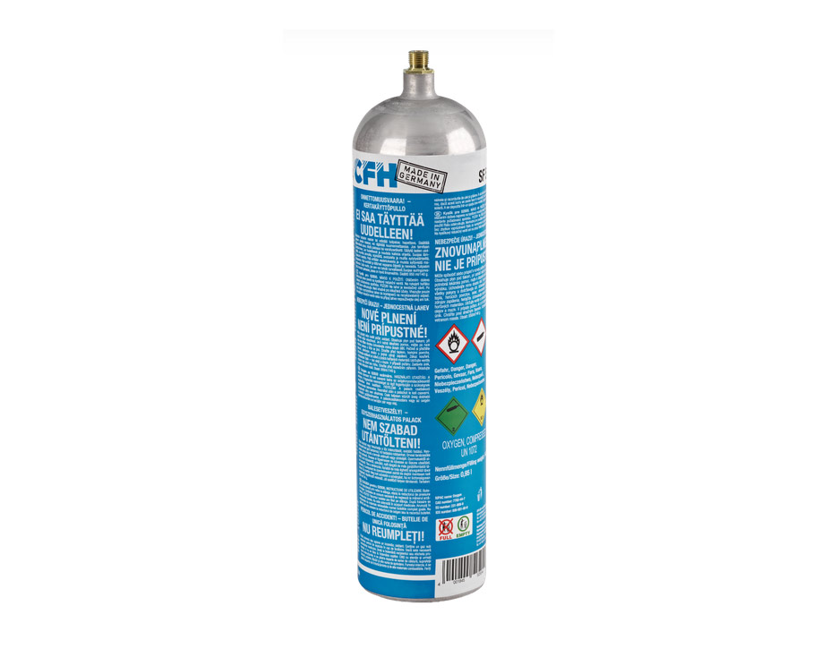 Oxygen (O2) SF 504 (0.95 l aluminium bottle)