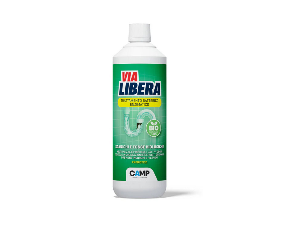 Via Libera Bio Liquid - Bacterial treatment for drains and septic tanks