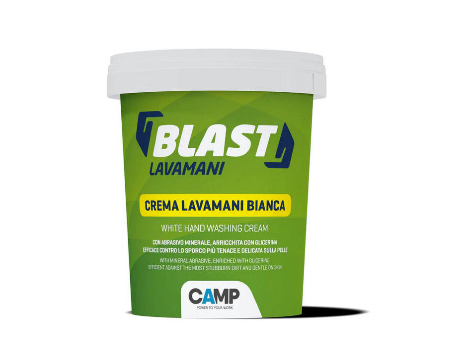 BLAST - White hand wash cream with abrasive microspheres 