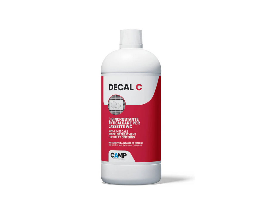 Decal C - Anti-scale treatment for toilet cisterns