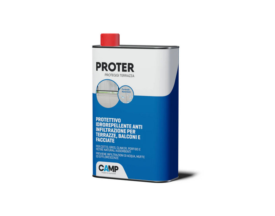 Proter Terrace Protect - High penetration water repellent terraces and balconies