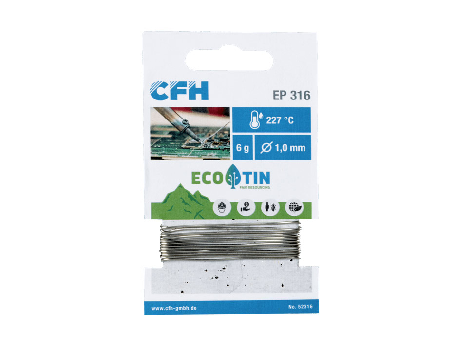 Electronic solder PREMIUM ECO TIN EL 316 (6 g)