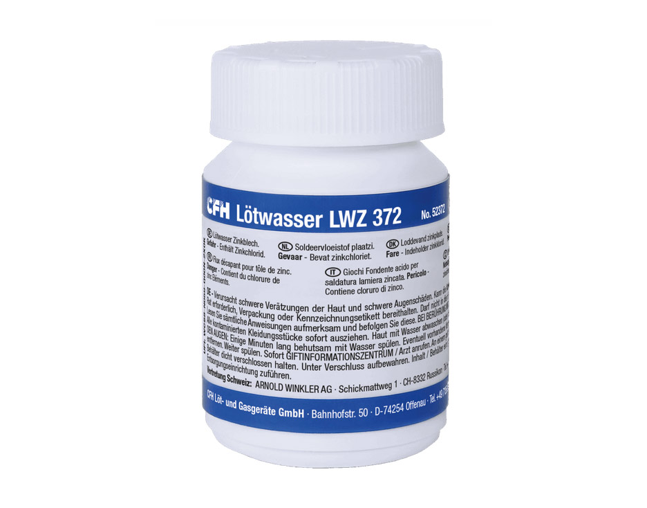 Soldering water zinc sheet LWZ 372 (100 g)