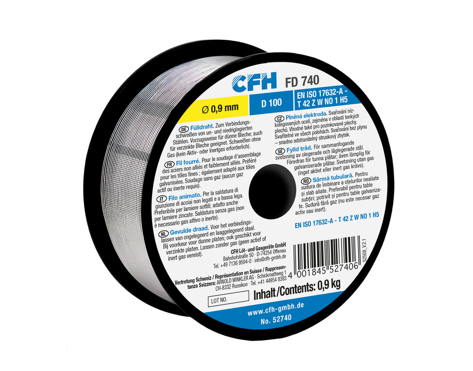 FD 740 filler wire (Ø 0.9 mm, 0.9 kg)